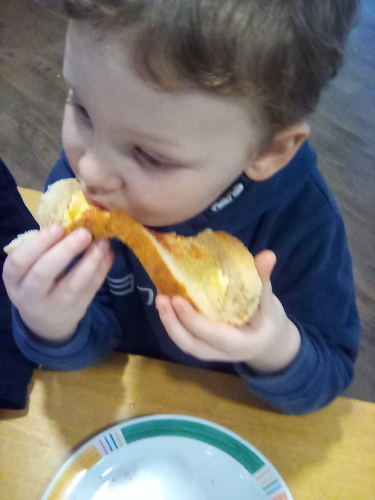 Nursery have been busy baking bread this week. The children have been learning about the story of the 'Little Red Hen'. They have been talking about different types of bread and looking at books and photographs of people all over the world and the different bread that they eat.