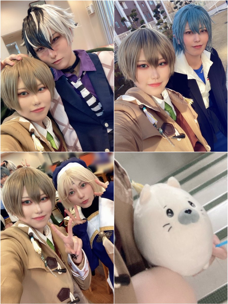 nafuyuP's tweet image. ⚠︎Cosplay
メンバーと自撮り〜📸
#なかよしこよし最高