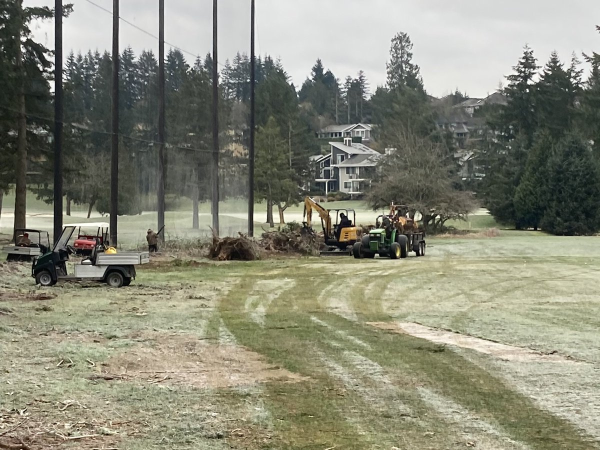 Course is closed but the work goes on.  It’s a good time for drainage projects, selective tree removal, freshening up course amenities like tee markers <a href="/WWGCSA/">WWGCSA</a>