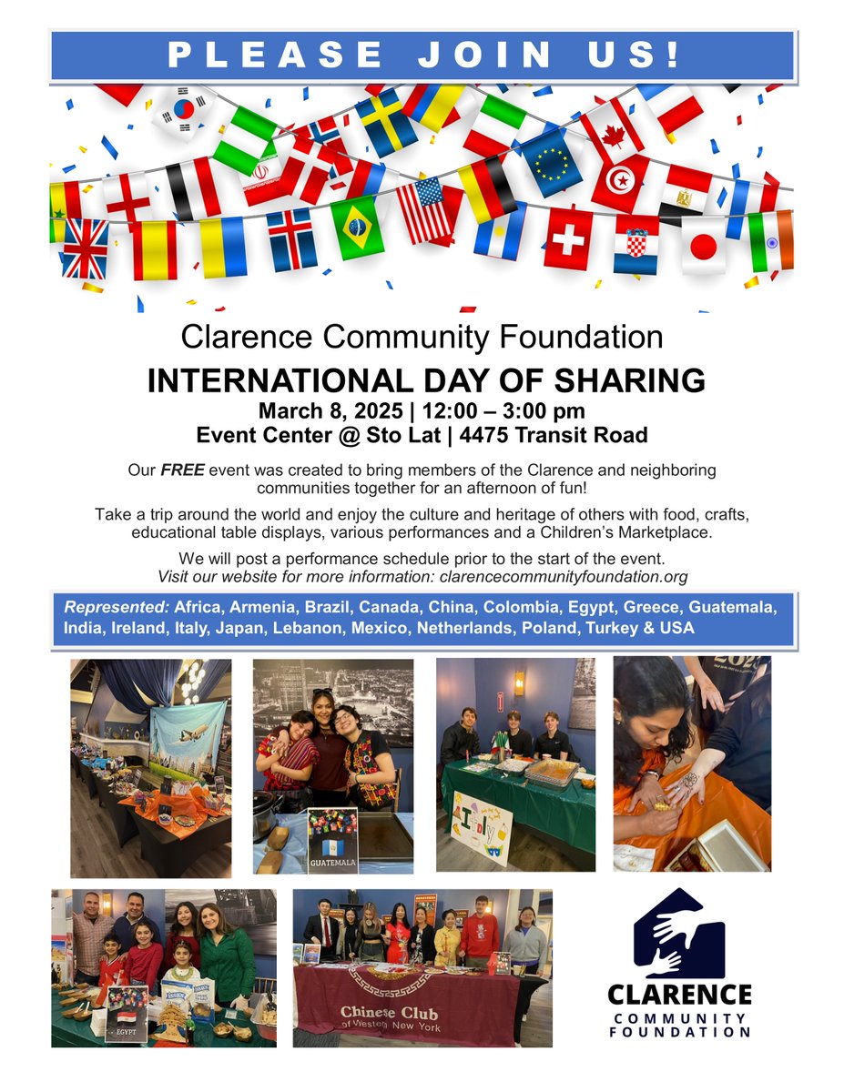 Clarence Schools Enrichment Foundation — CSEF Inc. (@clarencecsef) on Twitter photo Please join our friends from the <a href="/ClarenceCCF/">Clarence Community Foundation, Inc.</a> at their upcoming free, family-friendly event. Please join our friends from the <a href="/ClarenceCCF/">Clarence Community Foundation, Inc.</a> at their upcoming free, family-friendly event.