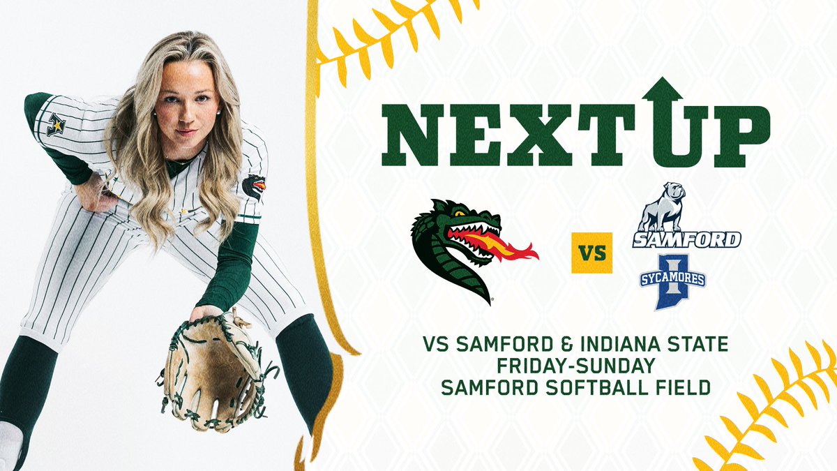 UAB Softball (@uab_sb) on Twitter photo ๐๐๐๐ ๐๐ก ๐๐๐๐ 2๏ธโฃ0๏ธโฃ5๏ธโฃ
Friday: at Samford - 5:00 p.m.
Saturday: ๐ Indiana State - 11:00 a.m.
at Samford - 1:30 p.m.
Sunday: ๐ Indiana State - 1:30 p.m.
#WinAsOne | <a href="/hdorsett15/">Hannah Dorsett</a> ๐๐๐๐ ๐๐ก ๐๐๐๐ 2๏ธโฃ0๏ธโฃ5๏ธโฃ
Friday: at Samford - 5:00 p.m.
Saturday: ๐ Indiana State - 11:00 a.m.
at Samford - 1:30 p.m.
Sunday: ๐ Indiana State - 1:30 p.m.
#WinAsOne | <a href="/hdorsett15/">Hannah Dorsett</a>