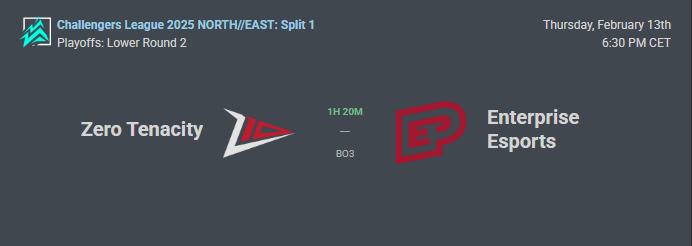 Matchday VS <a href="/enterprise_esp/">ENTERPRISE ESPORTS</a> zapraszam na strimek