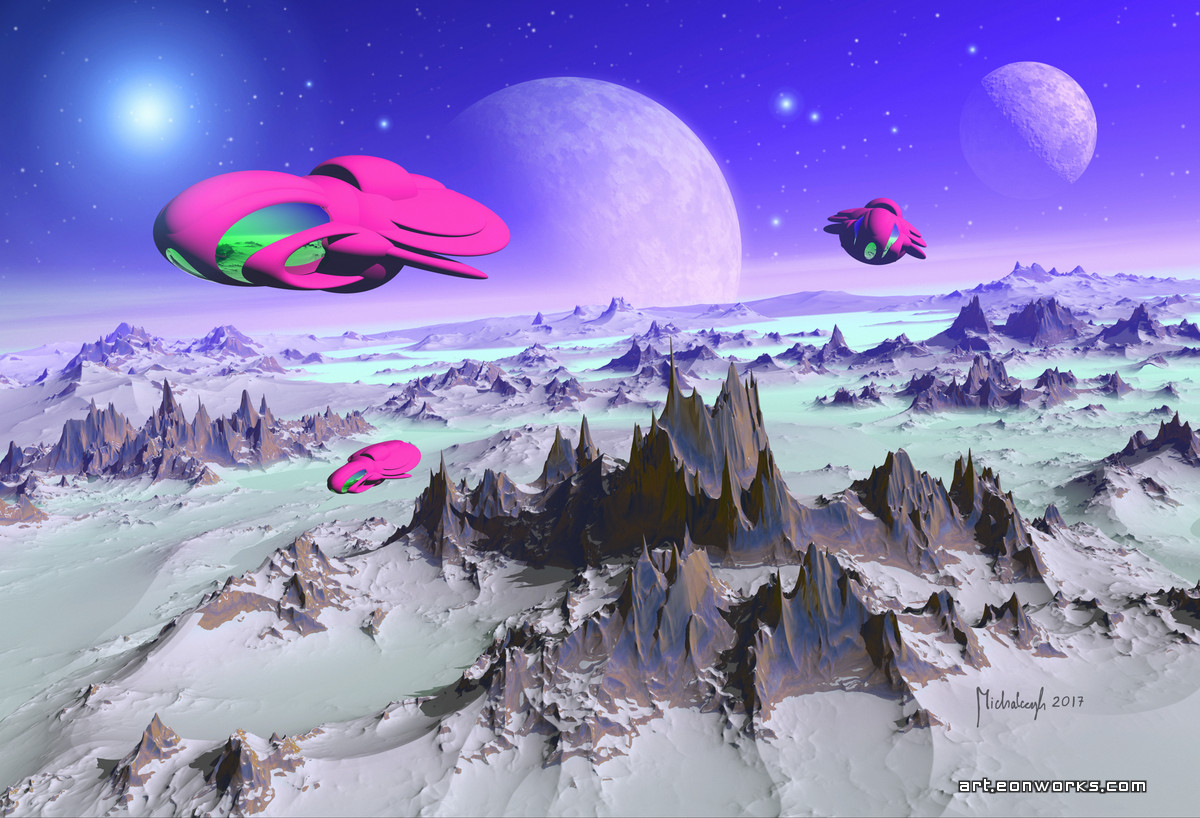 EonWorks's tweet image. Alien hunters #scifi #ScienceFictionArt #SciFiIllustration