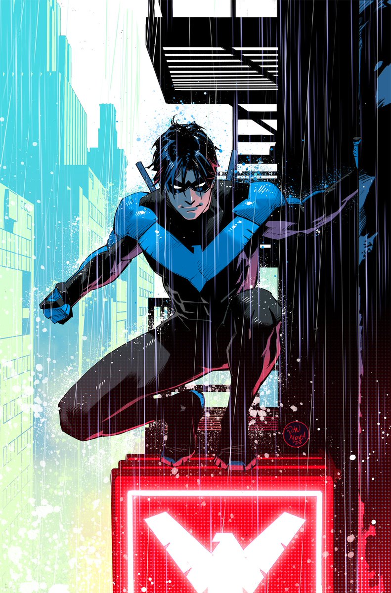 nightwingriah's tweet photo. The Graysons in black and blue https://t.co/WmIlvTMfgi