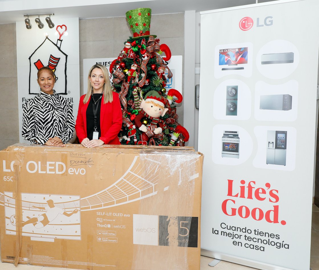 LG Electronics dona televisores de última tecnología a la Casa Ronald McDonald en Panamá, brindando momentos de distracción y apoyo emocional a las familias durante el tratamiento de sus hijos. #ResponsabilidadSocial #Bienestar #LifeIsGood