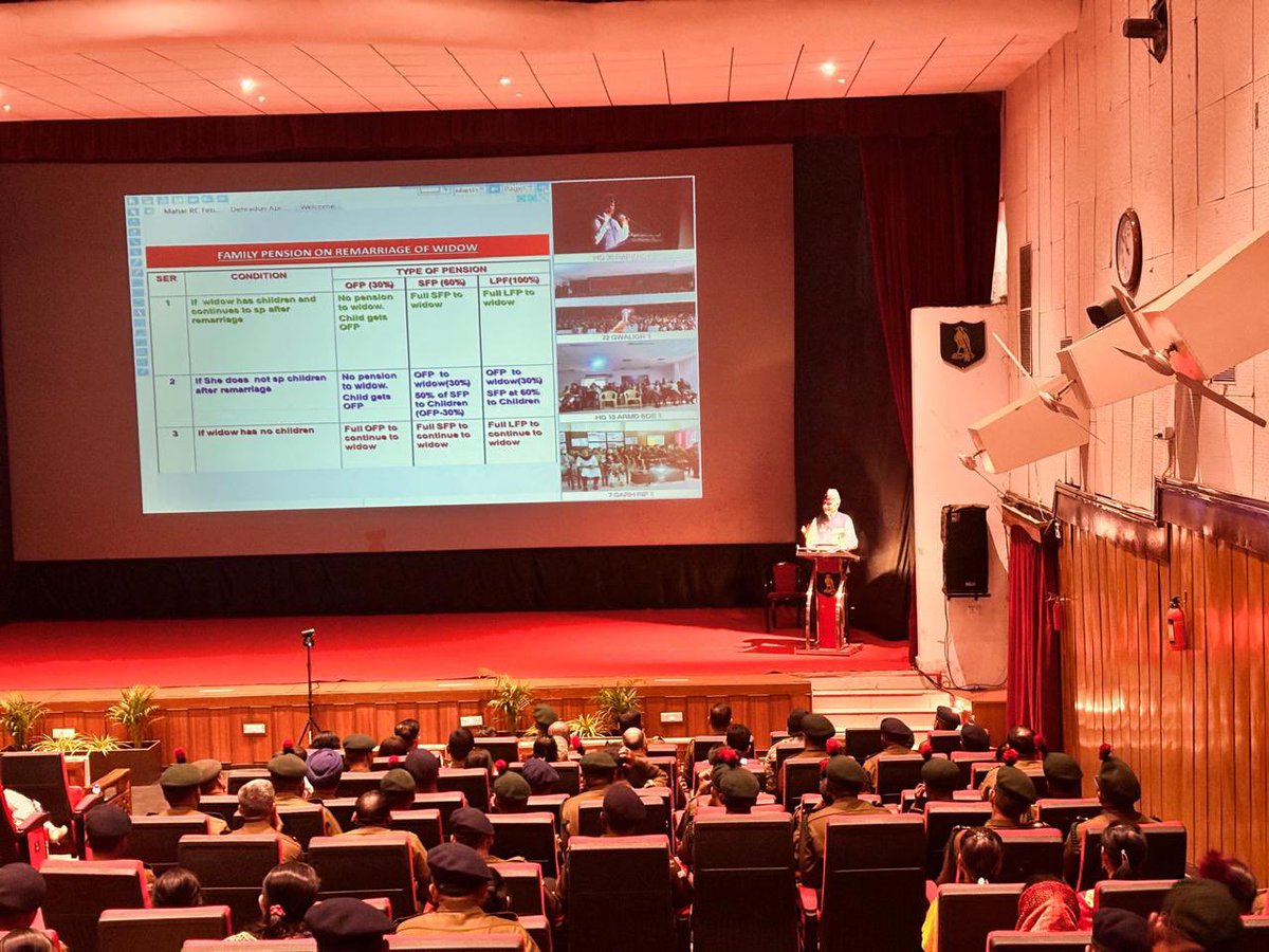 DIAV20's tweet photo. As part of the outreach program at #Sagar for Shahbaz Div, DIAV conducted an awareness lecture on #ProjectNAMAN, #VSK+, and other #IndianArmy initiatives focused on timely documentation, welfare, and grievance redressal for #VeerNaris, #NoKs & #Veterans.
A large number of veterans, NoKs, and families, including Officers, JCOs, and ORs, attended the lecture, making the drive a success. Awareness was spread on key initiatives, followed by an interactive discussion, spot-on clearing of doubts, and on-spot resolution of various issues. Participants from Gwalior, Bhopal & Jodhpur also attended the lecture through video conference and benefited from the session, ensuring wider outreach and support.
#VeteransSupport
#IndianArmyWeCare
#TakingCareOfOurOwn
@adgpi
@OfficialAwwa
@IaSouthern