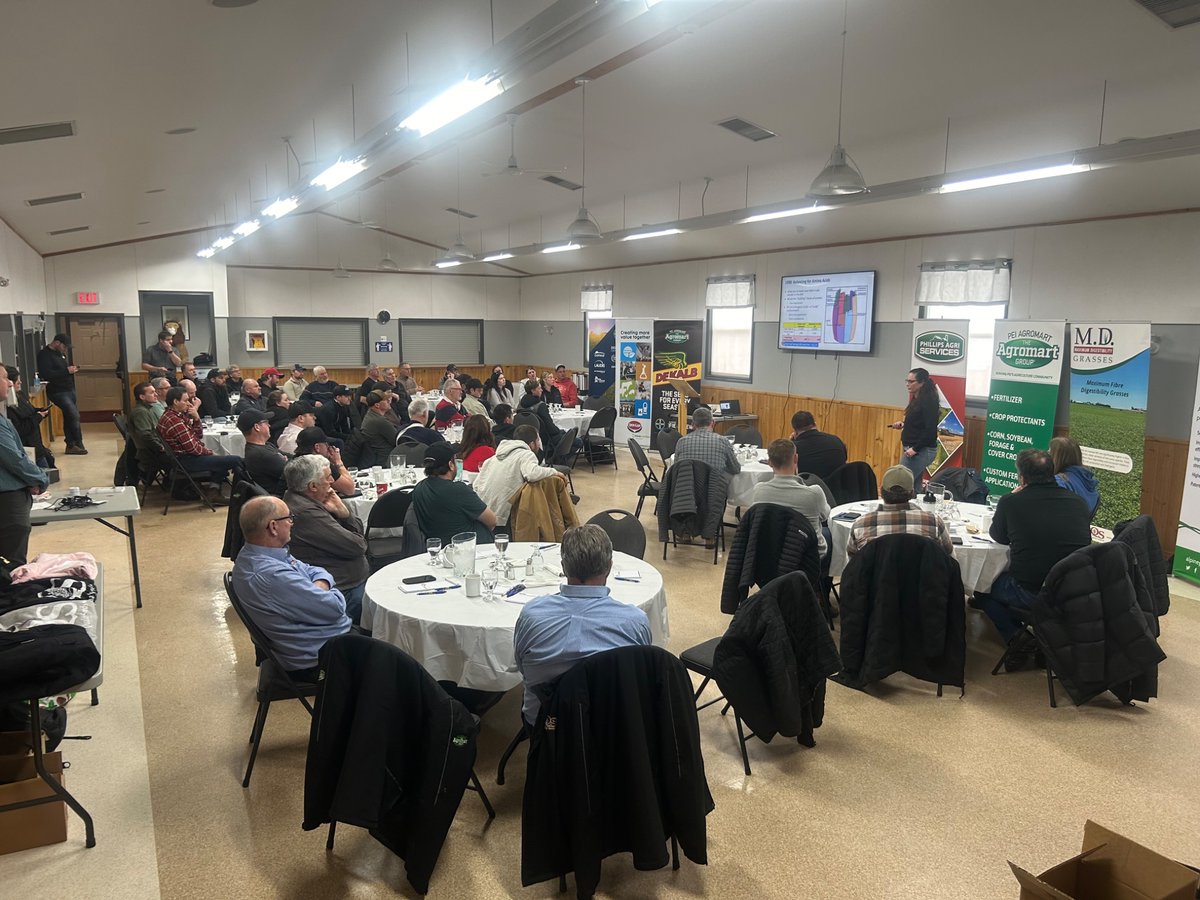Great crowd at our Dairy information session today!