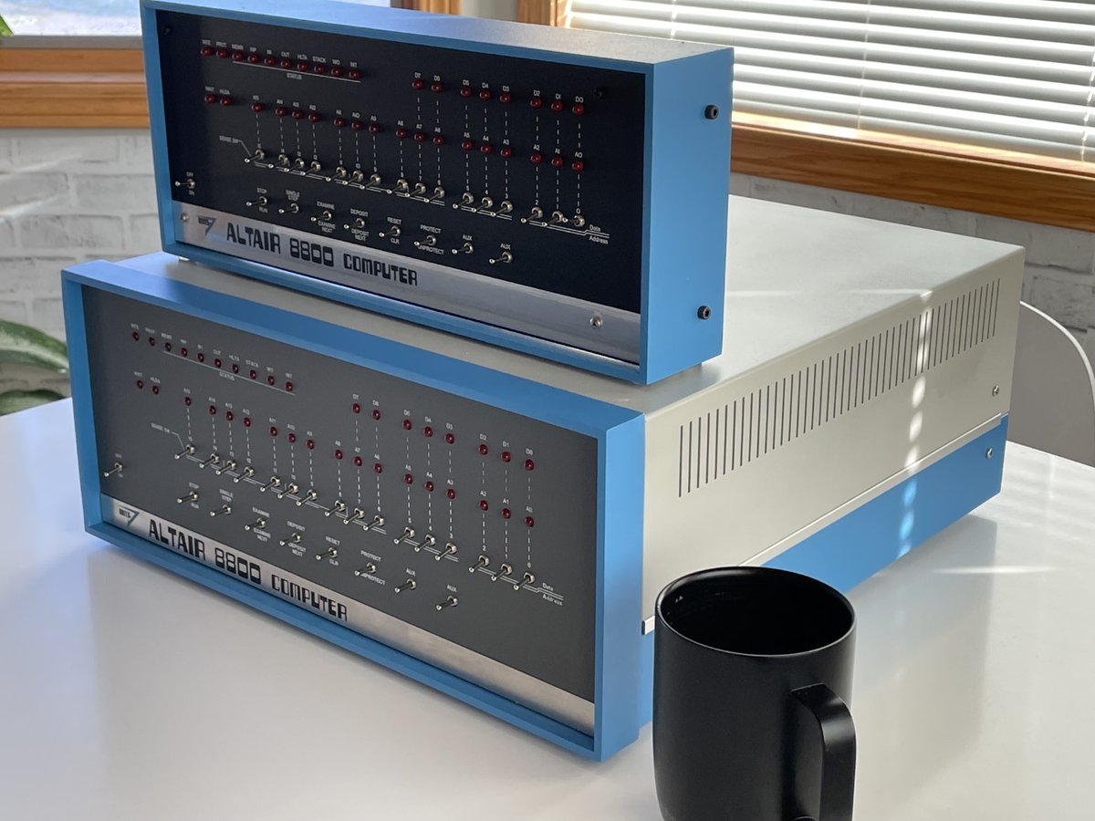 Have you seen my new Altair emulators?  The Pro is a ringer for the original Altair, and the Experimenter is a "shelf-friendly" fully operational version.  Available in kit form, or assembled. adwaterandstir.com