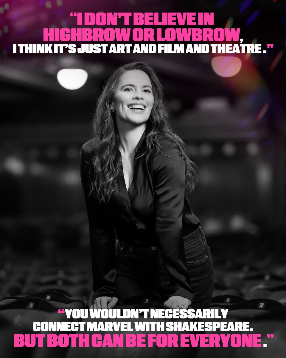 Reunited in the West End, <a href="/twhiddleston/">Tom Hiddleston</a> and #HayleyAtwell for The Sunday Times. 

Don't miss #MuchAdoAboutNothing ➡️ thejamielloydcompany.com