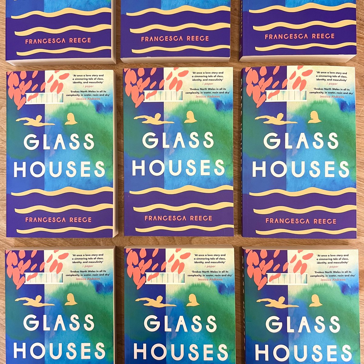 Tinder Press (@tinderpress) on Twitter photo The stunning #GlassHouses by <a href="/FrancescaReece/">Francesca Reece</a> is out today in paperback!
💚💙
“'Desire, class and Welsh nationalism prove a combustible combination in this brooding literary romance' OBSERVER
“A magnificent, murderous grin of a novel” TOM BENN, author of Oxblood
💚💙 The stunning #GlassHouses by <a href="/FrancescaReece/">Francesca Reece</a> is out today in paperback!
💚💙
“'Desire, class and Welsh nationalism prove a combustible combination in this brooding literary romance' OBSERVER
“A magnificent, murderous grin of a novel” TOM BENN, author of Oxblood
💚💙