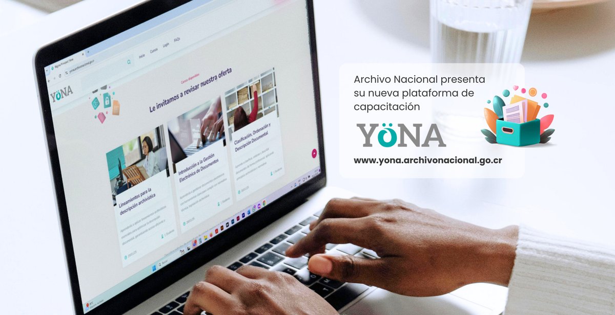 #BuenasNoticias Con gran alegría y orgullo  compartimos ¡𝐞𝐥 𝐥𝐚𝐧𝐳𝐚𝐦𝐢𝐞𝐧𝐭𝐨 𝐝𝐞 𝐘𝐨̈𝐧𝐚! Nuestra propia plataforma virtual y gratuita de capacitación. 
→ 𝐘𝐨̈𝐧𝐚: yona.archivonacional.go.cr
→ 𝐌𝐚́𝐬 𝐢𝐧𝐟𝐨𝐫𝐦𝐚𝐜𝐢𝐨́𝐧: tinyurl.com/rhu7pcw3