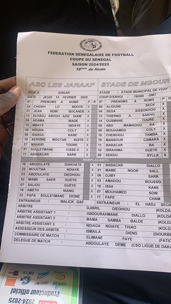 Ahmadoubamba36's tweet image. 16e de finale Coupe du Sénégal : Jaraaf - Satde de Mbour 

#Dsports | #Footlocal