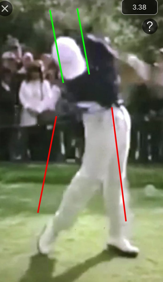 Some have asked if Tiger moved off the ball when he played his best golf, so with that in mind, here is Tiger woods in the year (1997) when he won the Masters by 12.