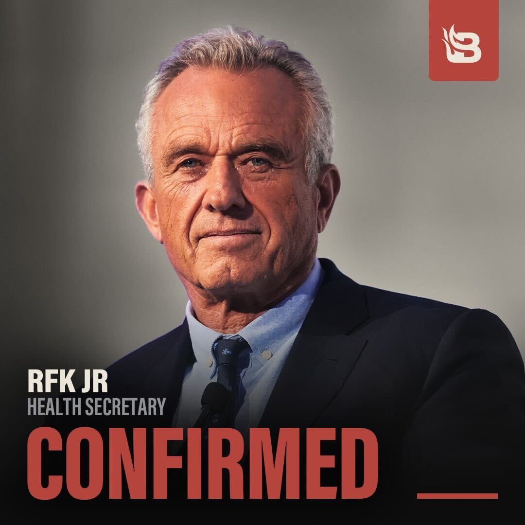 RFK JR. HAS BEEN OFFICIALLY CONFIRMED AS AMERICA’S NEXT HHS SECRETARY🇺🇸