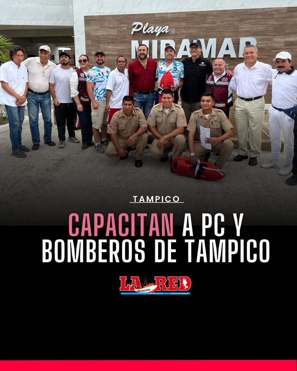 🗞️🚨 LA RED: Capacitan a PC y Bomberos de Tampico
#SomosLARED #EstamosEnTodasPartes #RED58TeInforma
✅ WEB: laredmultimedia.com/capacitan-a-pc…
