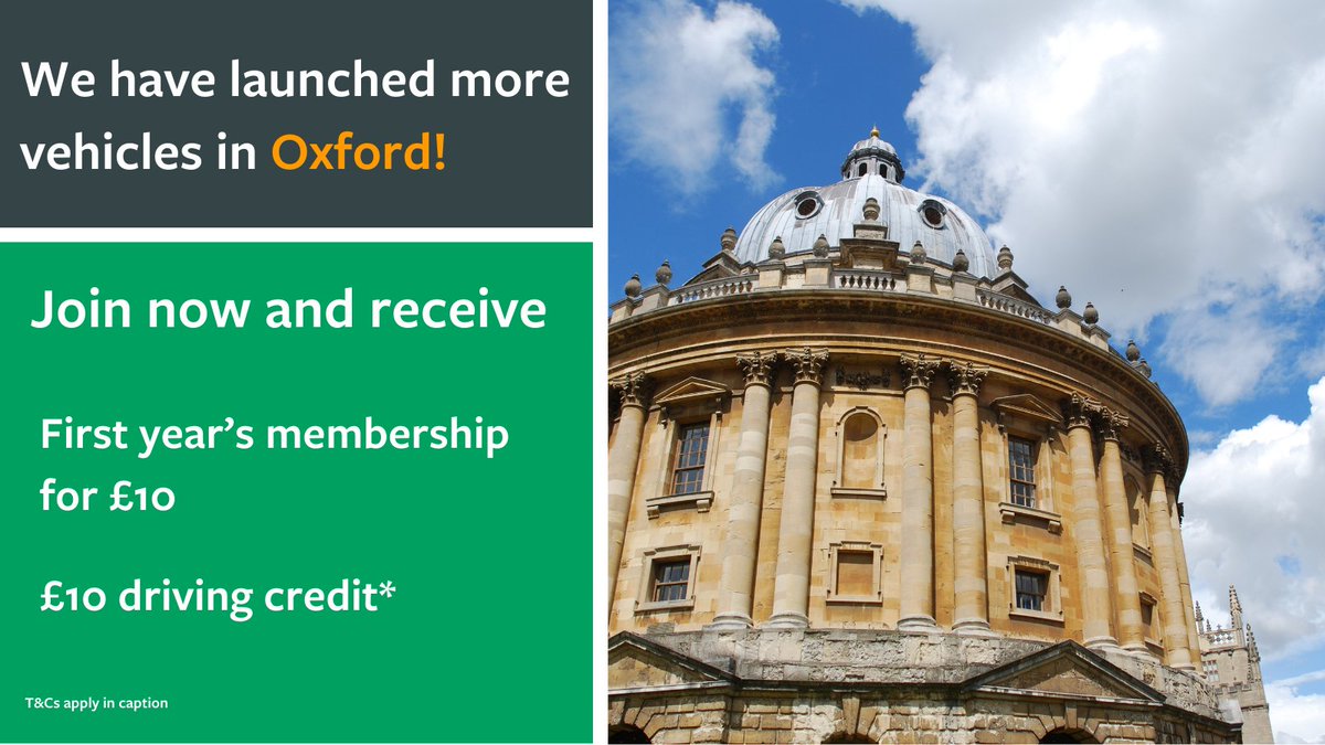 We have launched new vehicles in Oxford!

So, if you're looking to drive the latest models without the hassle, simply join us today and unlock the freedom of the road! 

Find the full T&amp;Cs please click here bit.ly/42FxKK7