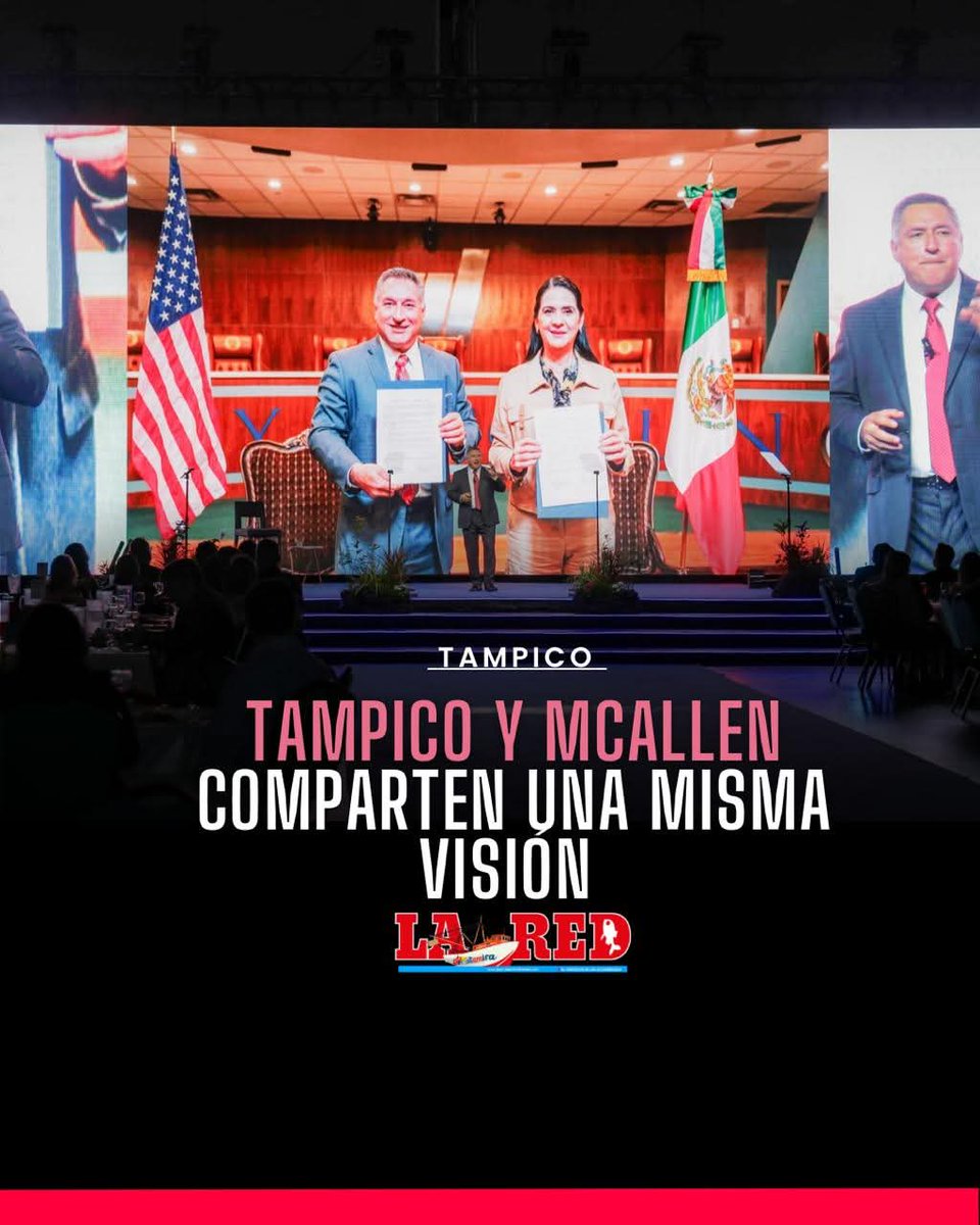 🗞️🚨 LA RED: Tampico y McAllen comparten una misma visión
#SomosLARED #EstamosEnTodasPartes #RED58TeInforma
✅ WEB: laredmultimedia.com/tampico-y-mcal…