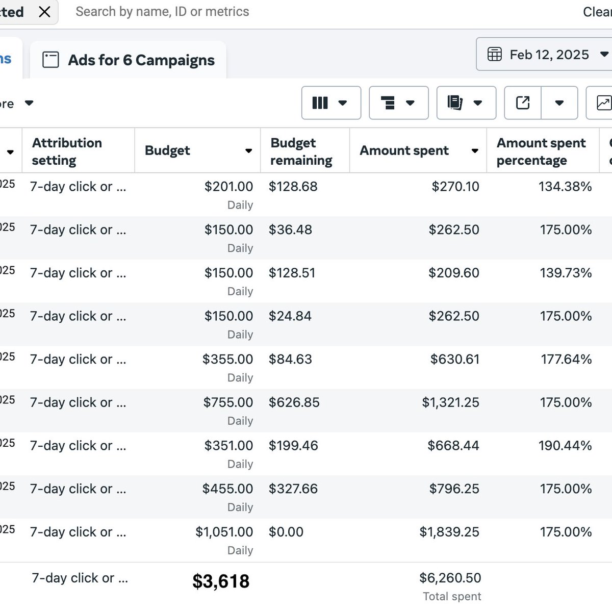Alex_Hadding22's tweet image. CHECK YOUR AD ACCOUNTS... major overspending happening in the last 24-48 hours

This one account has spent 315% over budget in the last 18 hours - and of course @Meta support is literally NO HELP (as always)