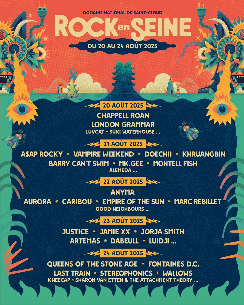 LAST TRAIN (@bandlasttrain) on Twitter photo 🔥⚡️<a href="/rockenseine/">Rock en Seine 🪲</a> 🔥⚡️
On est trop fiers d’être de retour sur le festival (dix ans après notre première fois) cette année aux côtés de Queens of the Stone Age, Fontaines DC et Sharon Van Etten ! C’est de loin la meilleure façon de clôturer l’été qui s’annonce inoubliable. 🔥⚡️<a href="/rockenseine/">Rock en Seine 🪲</a> 🔥⚡️
On est trop fiers d’être de retour sur le festival (dix ans après notre première fois) cette année aux côtés de Queens of the Stone Age, Fontaines DC et Sharon Van Etten ! C’est de loin la meilleure façon de clôturer l’été qui s’annonce inoubliable.