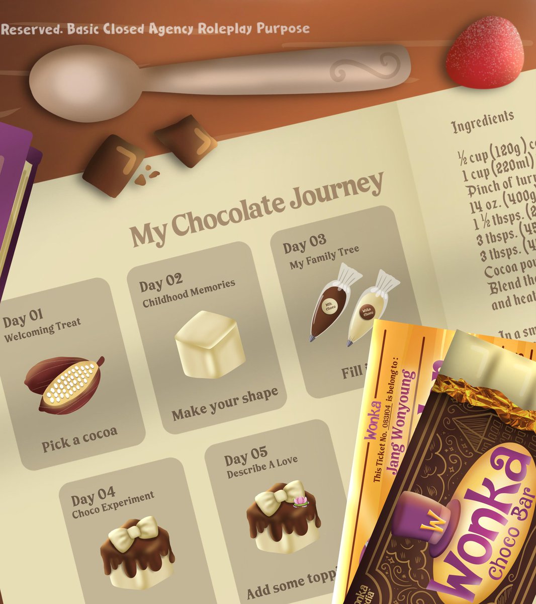 After completing each stage of my chocolate-journey, It's evident that I had a sweetness overload experience in Wonka's Wonderful Factory! In honour of Valentine's Day, I, Jang Wonyoung, am ready to cherish the day with my beloved and bring my chocolate home.