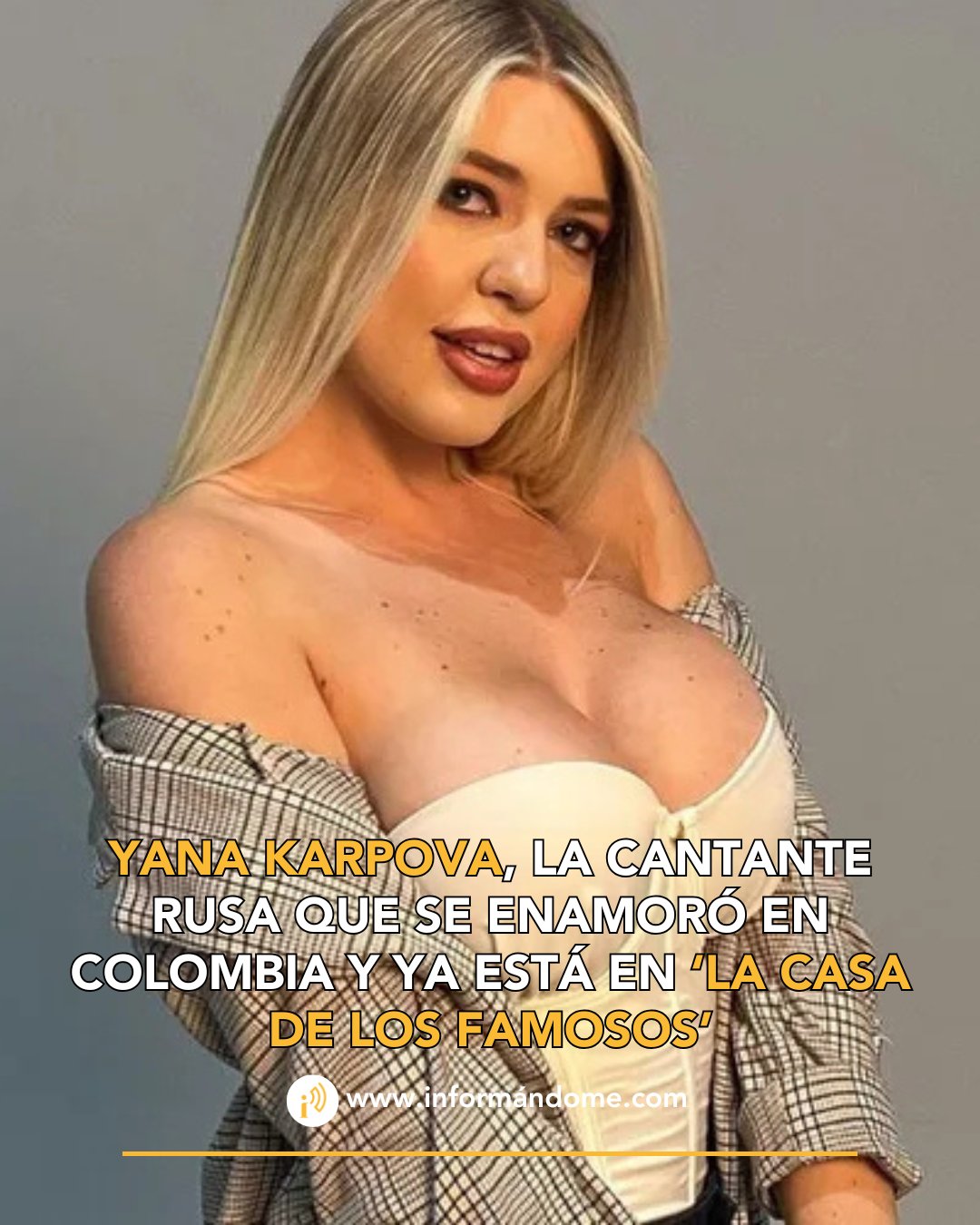 Informándome on X: Yana Karpova, la cantante rusa que se enamoró en  Colombia y ya está en La Casa de los Famosos La también influencer fue la  verdadera sorpresa de esta etapa…