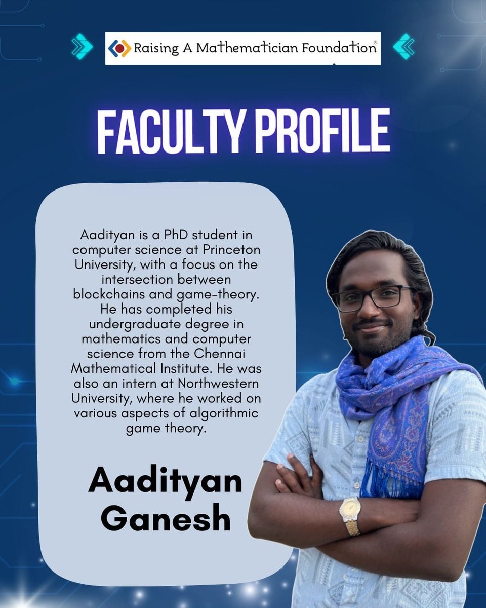 raisingamath's tweet image. Excited to share the success of #RAMCryptoSchool 2024, a 6-month program led by alumnus, Aadityan Ganesh, a PhD student at #Princeton, guided senior #RAMF students through the world of #blockchain, #consensus, &amp;amp; #Cryptocurrency. Check out what they learned! 

#GameTheory #course