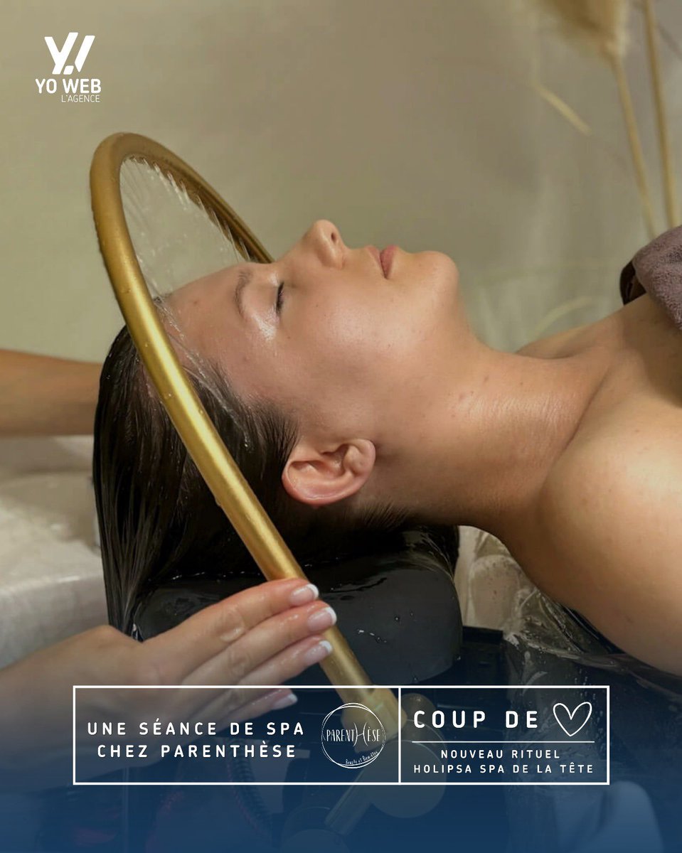 agence_yoweb's tweet image. 💝 Nos suggestions de cadeaux pour la Saint-Valentin de notre client Institut Bien-Être Parenthèse 💝

🧖‍♀️ 5ème cadeau : Une escapade détente 🧖‍♂️

Une parenthèse de bien-être chez Parenthèse avec le nouveau rituel Holipsa Spa de la tête 🌿 ✨

Cultivons vos Différences... 🌍 #YoWeb