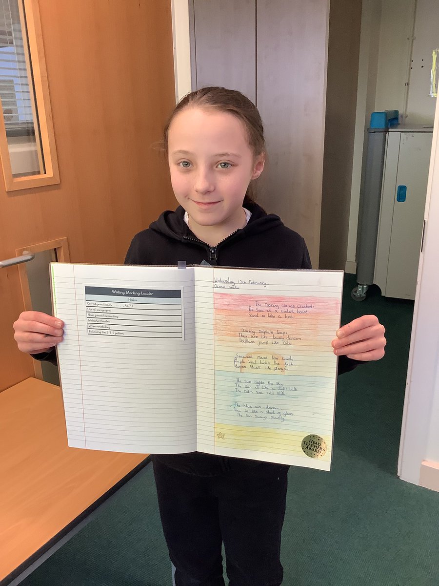 What wonderful haikus we have created!!! We have loved doing these this week! 🎶💙💛✍️

<a href="/Carrmillprimary/">Carr Mill Primary</a> 
#carrmillwriting