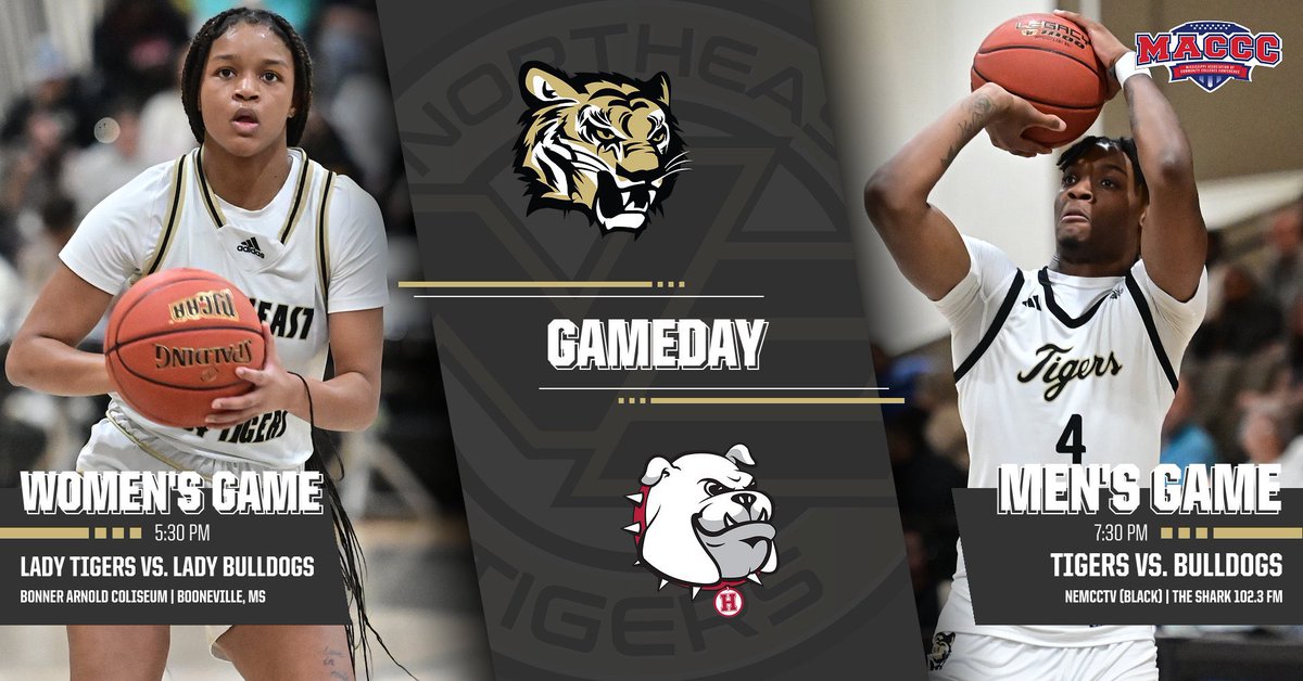 BKB | 🚨𝙋𝘼𝘾𝙆 𝙏𝙃𝙀 𝘽𝘼𝘾🚨

Theres only 3️⃣ more chances to cheer 🏀 on at home this regular season!

🆚 <a href="/holmesathletics/">Holmes Athletics</a>
📍 Bonner Arnold Coliseum (Booneville, MS)
🕰️ 5:30/7:30 pm
📺 bit.ly/NEBlackChannel
⛹️‍♀️ bit.ly/NEWB24G25Stats
⛹️ bit.ly/NEMB24G26Stats
🐯 #TigerTown