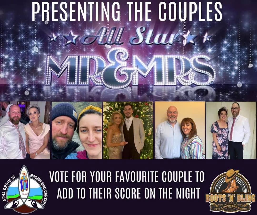 💏  Mr &amp; Mrs Fundraiser this Saturday Night👩‍❤️‍💋‍👨
Get all the latest news on the Aghadrumsee GAC app member.clubspot.app/club/aghadrums…
