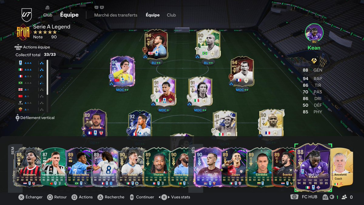 GillesWaldecker's tweet photo. @ThipOff Salut Thip 

J’ai 1,2 million de côté 

Mon concept chaque année je joue uniquement des joueurs jouant ou ayant jouer en Serie A. 

Div2-div1

10-11win en FC

Je vais peut être repasser en 4213 avec le Maradona (et sortir Yildiz du 11) https://t.co/DHQN2jvOY5