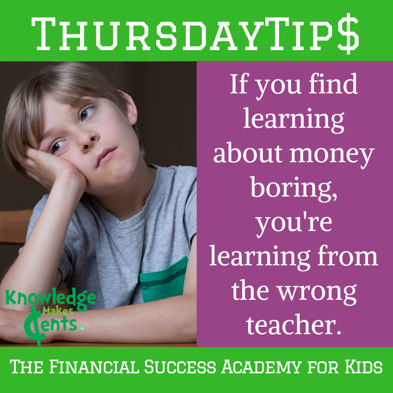 KMCents's tweet image. There is so much to learn about money.  Make learning fun! #FUNancial #FunLearning

#ThursdayTips #KMCents #FinancialSuccessAcademyForKids #TeachKidsAboutMoney #MoneySmartKids

Contact us to learn more about our money programs: info@KnowledgeMakesCents.com 905-882-3130