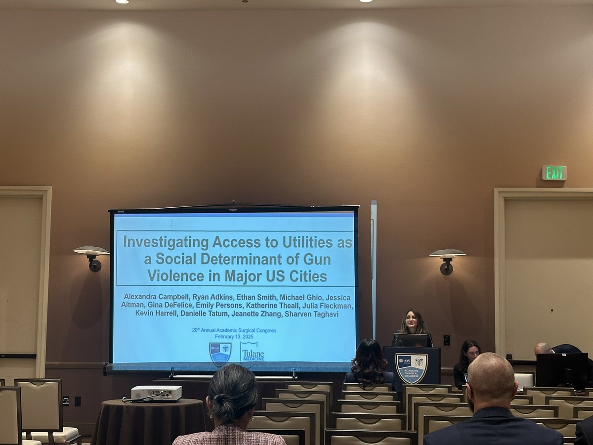 Great presentation by <a href="/alexandraleecam/">Alexandra Campbell</a> at #ASC2025 <a href="/AcademicSurgery/">Assoc4AcademicSurgery</a>
