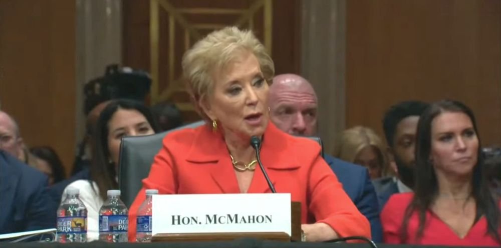 Right, Senator Hassan. IDEA guarantees students with disabilities a full education.

How will schools fund specialized equipment &amp; support staff for students w/ disabilities when the Trump administration wants to cut these funds for more tax cuts for the rich? #QuestionsForLinda
