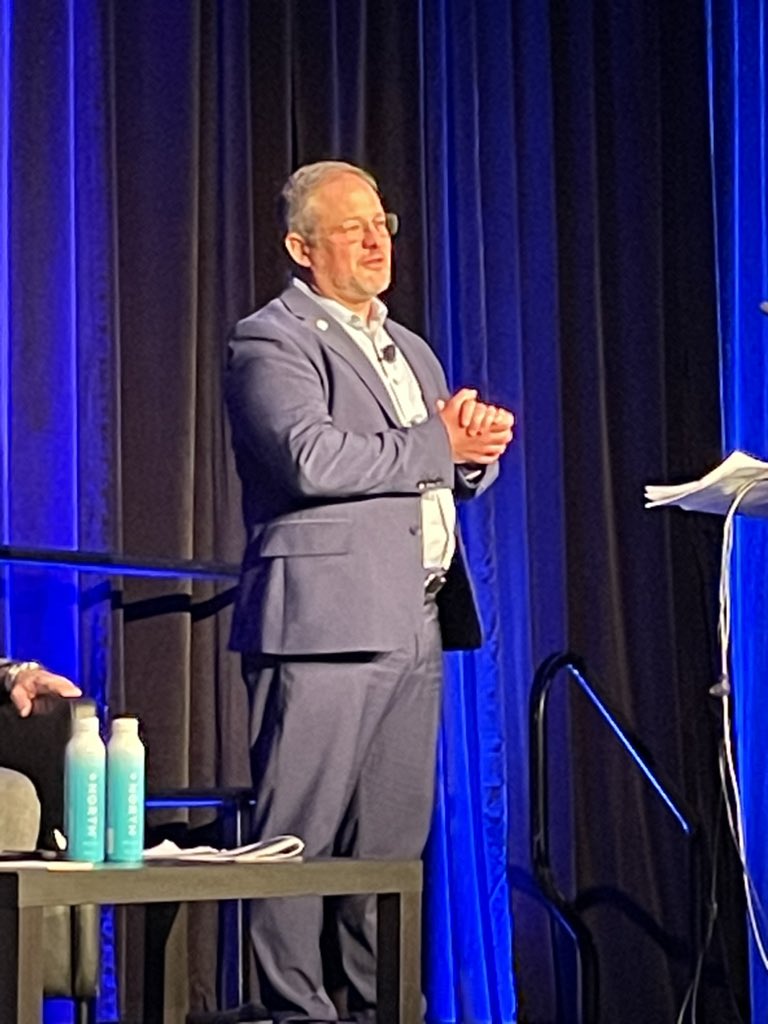 Geeking out because I got to hug, speak with, and listen to these two wonderful educelebrities: <a href="/philmcrae/">Dr Pнıʟ McRαε</a> from <a href="/albertateachers/">Alberta Teachers' Association</a> and Dr David Edwards from <a href="/eduint/">Education International</a> at the opening keynote at #CCTC2025!