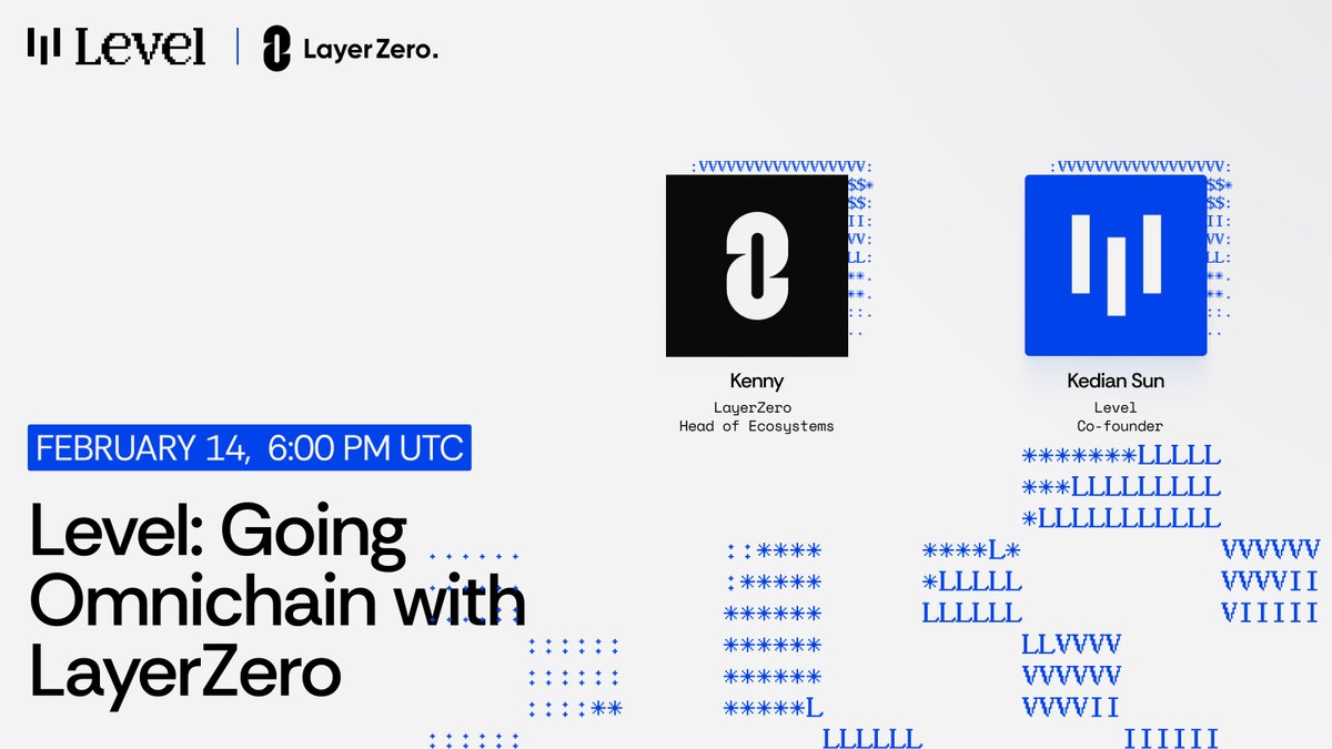 We’ve officially gone Omnichain with LayerZero!🌟

Join our co-founder <a href="/KedianSun/">kedian</a> and <a href="/crosschaingah/">Kenny Z</a> (Head of Ecosystems <a href="/LayerZero_Core/">LayerZero</a> ) as we dive into what this means and the future of cross-chain liquidity. ⚡

📅 Feb 14 | 6:00 PM UTC
🔗 Tune in: x.com/i/spaces/1jMJg…