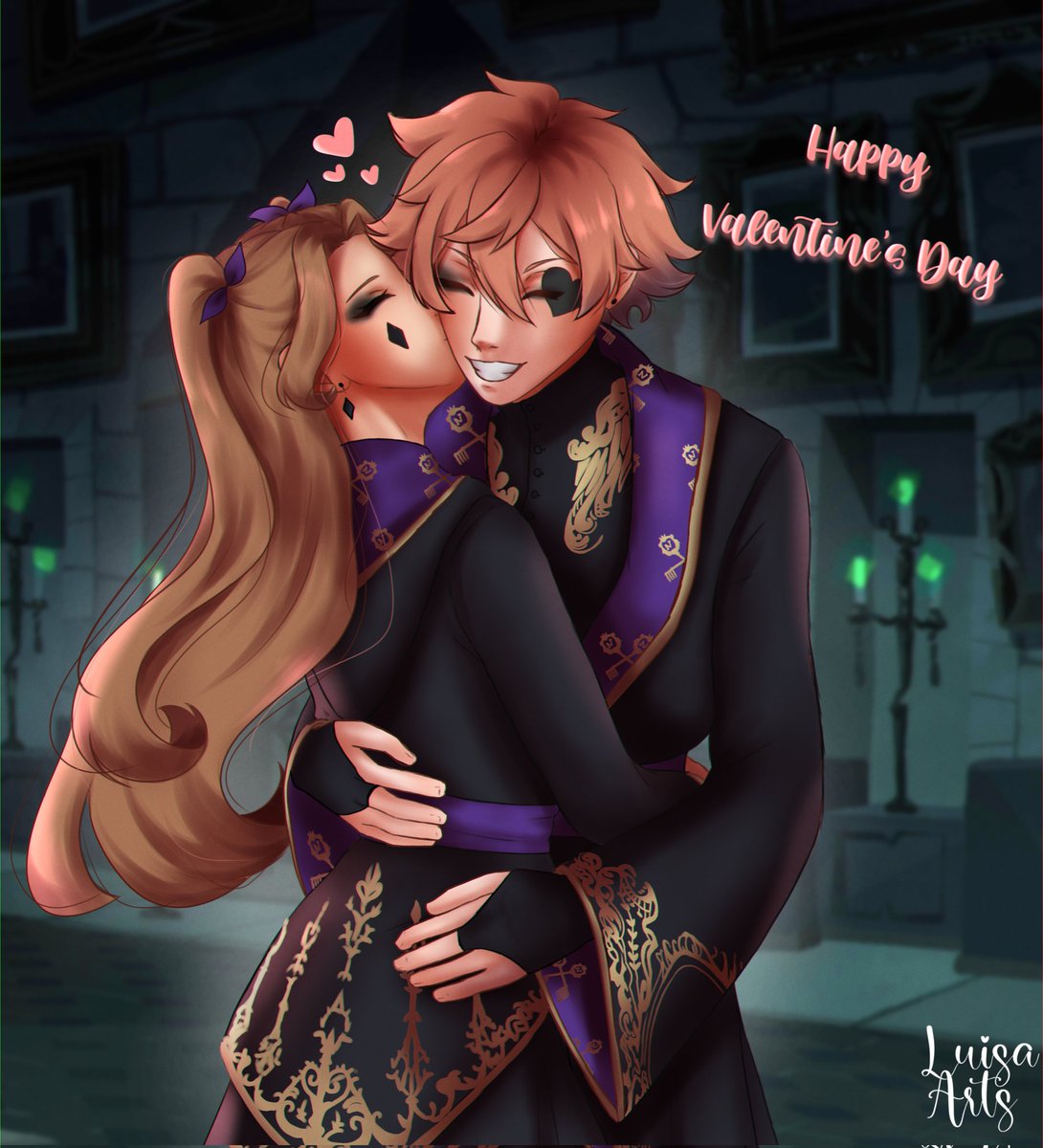 luisarts_'s tweet photo. Valentines Day ❤️♦️
#twstファンアート #twistedwonderland #twstoc #twistedwonderlandoc #occupystatehouse #tswt https://t.co/JjImuLN3He