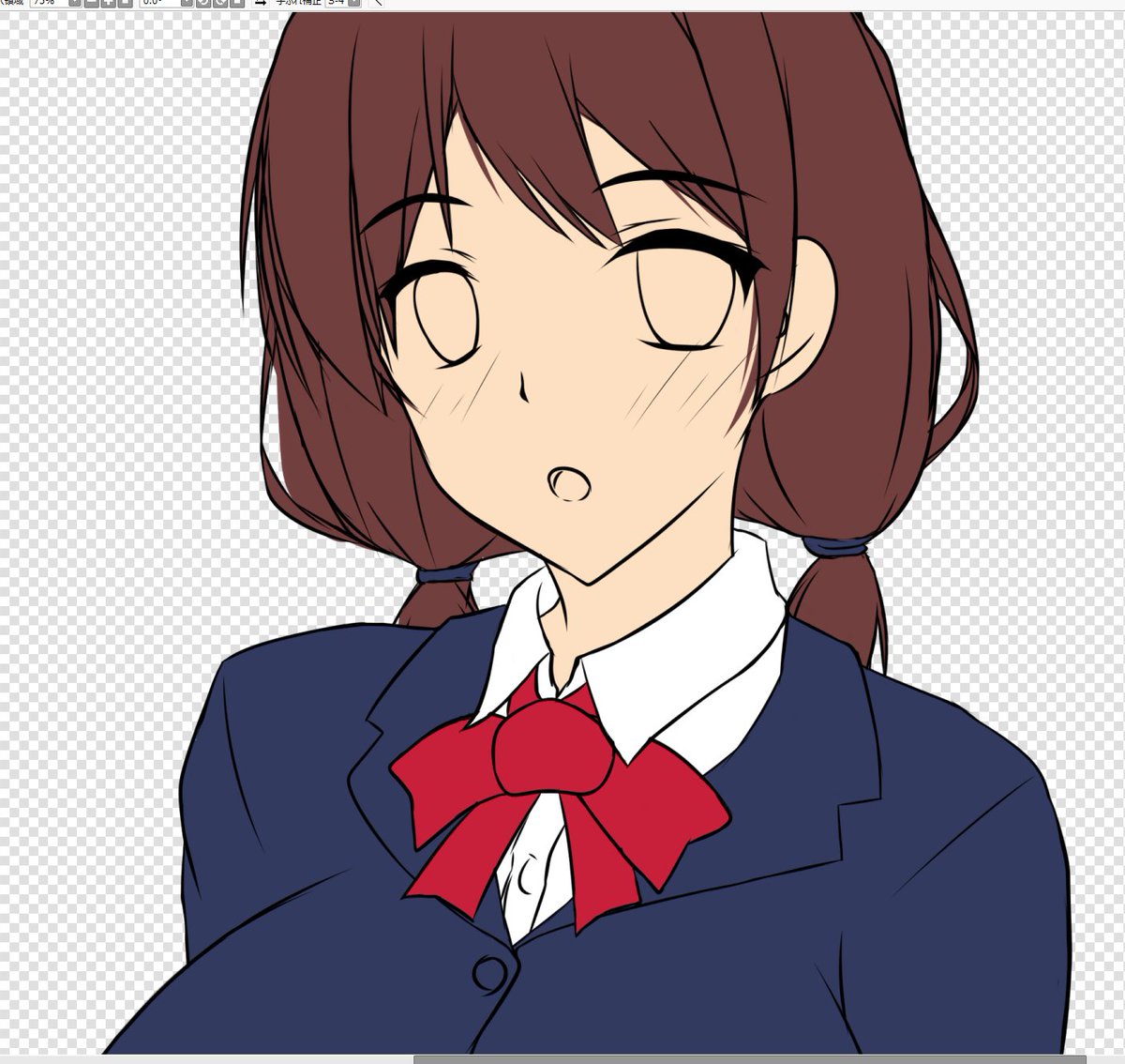 寝る前に半月ぶりのカキカキ作業をば〆(✿︎' ꒳ ` )b
線画を仕上げて着色の下準備をしてですよ～✍🎨😳 