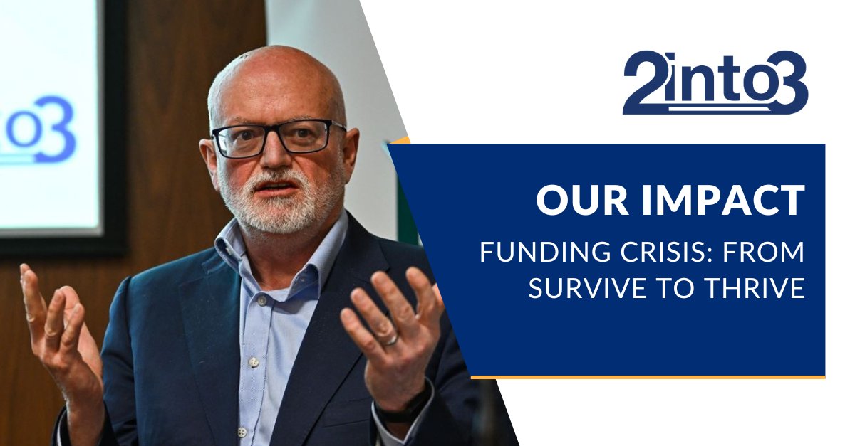 Funding Crisis: From Survive to Thrive. When one of our clients faced imminent closure due to a severe funding shortfall, urgent intervention was needed. Through strategic advocacy, their org was transformed: 2into3.com/our-impact/fun… #CrisisManagement #Nonprofit #Funding