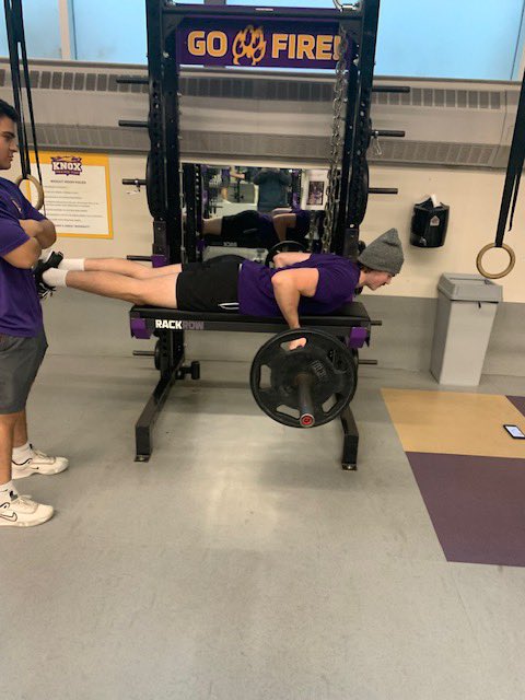 Rack_Row's tweet image. Knox College(Galesburg, IL) training heavy rows with their new Rack Row benches: