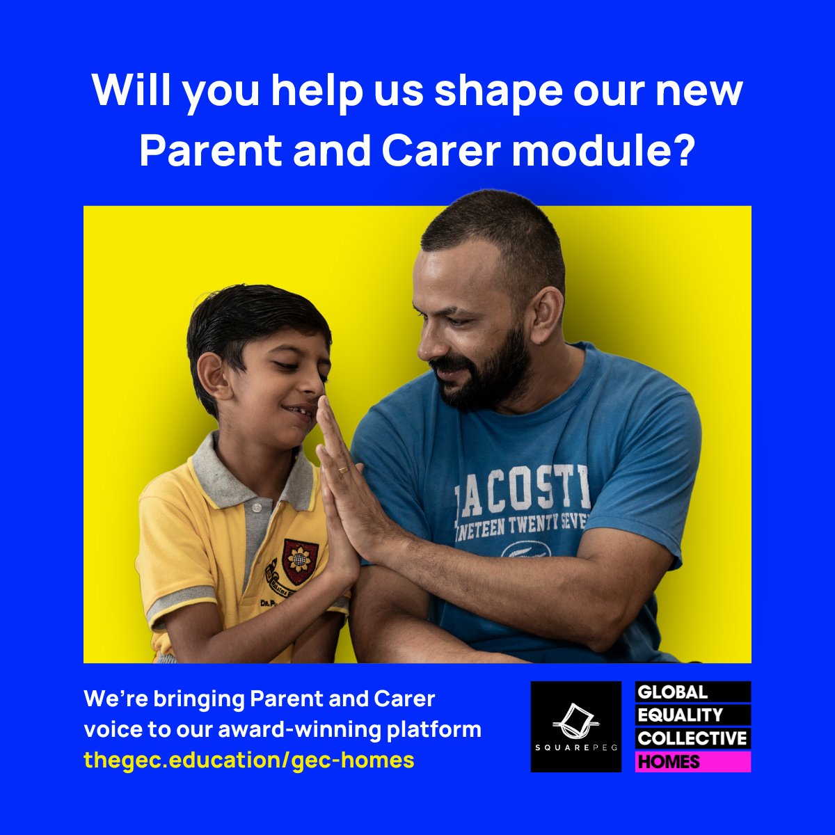 GECCollect's tweet photo. 😍NEW Parent Voice Research Project! We need your help! To empower inclusive learning communities we're building the Parent/Carer module for the GEC Platform with @teamsquarepeg

We want YOUR input through research, workshops &amp; development.Learn more here👉https://t.co/3Uv3NclP9j https://t.co/UFEXAvrXGF