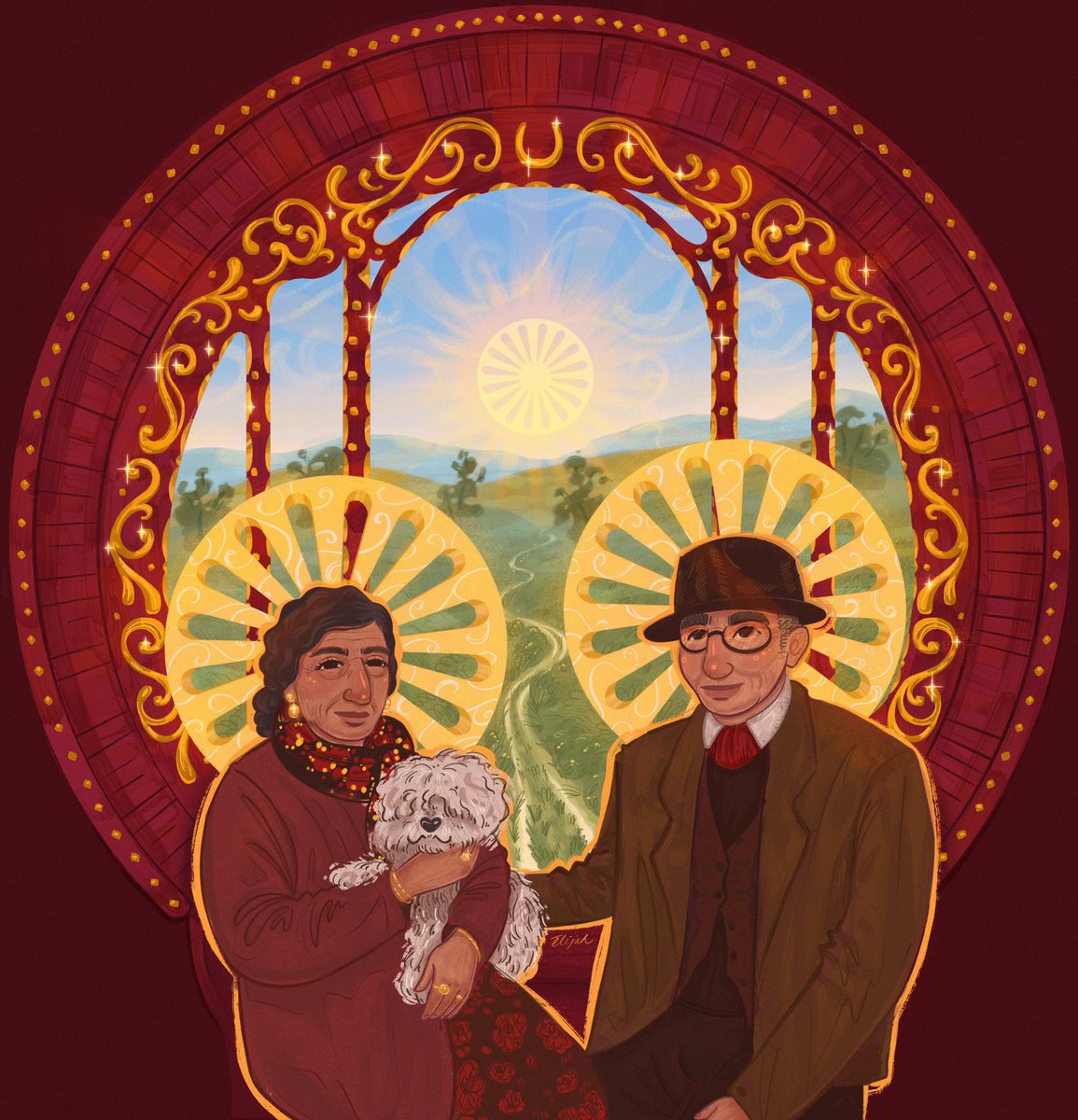 Welcome to the world of Vardo 
💙❤️💚

Love to share this art piece dedicated to my great (x2) Grandparents Sainty Sarah Butler and Izrael Draper 💛