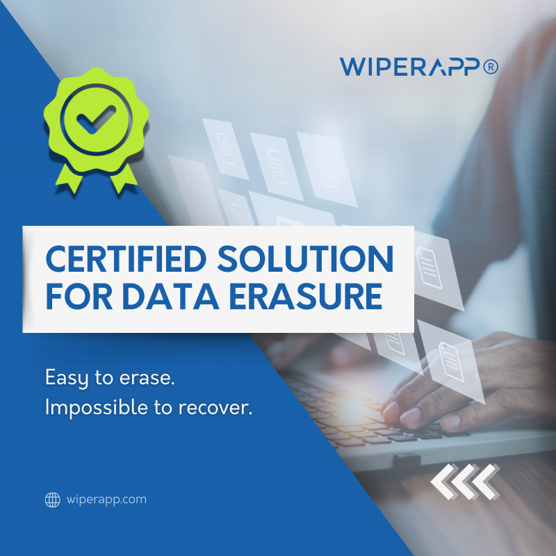 Say goodbye to data the secure way! Meet WIPERAPP® – your certified solution for permanent, safe, and eco-friendly data erasure. 

🌐 Learn more: wiperapp.com