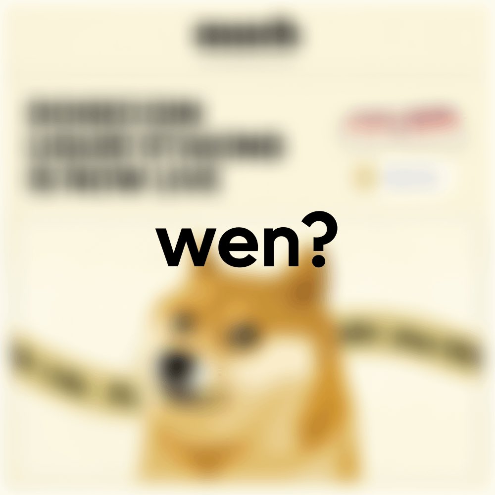 much_finance's tweet image. Passive $DOGE is wasted Doge.
Staked DOGE earns. Simple as that.
Liquid staking is coming and everything is set.
Smart yield, DeFi utility, and full liquidity.
We’re just waiting for the perfect moment.