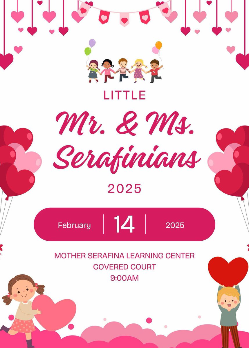 🧡🤍💙 Little Mr. &amp; Ms. Serafinians 2025 | February 14,2025 | Mother Serafina Learning Center , Mandaue City Cebu | Happy Valentine’s Day | 

#DJPapaChurlz
#FMRadioPhilippines
#FMRadio931Cebu
#KavibesMaoNaNi