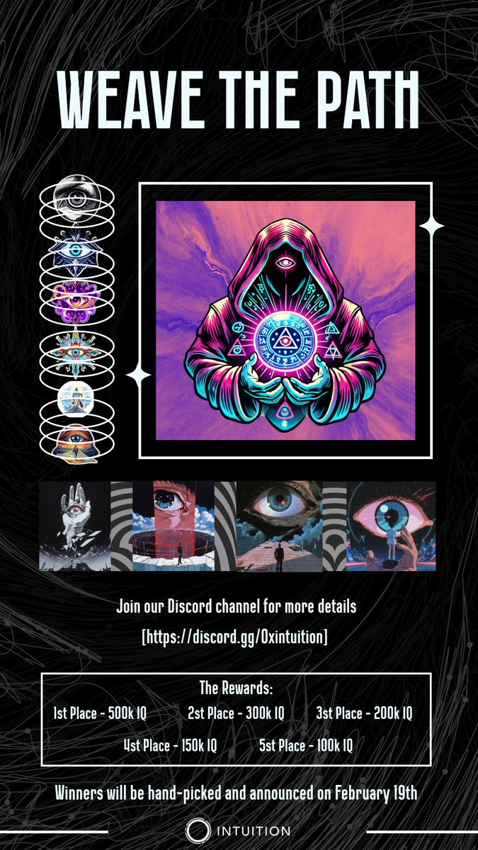 Calling all storytellers! 📣

We’re summoning the visionary word-weavers among us to join our tribe for our upcoming Lore Competition.

Dare to share your gifts? Eyes open. Stories ready. Let the magic unfold. 👁️