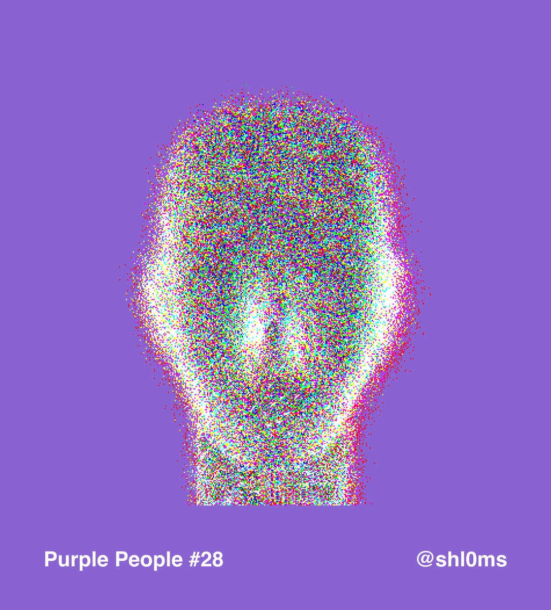 Purple People 

Episode #28 is with @shl0ms, creator of nothing.

SHL0MS has long been one of my favorite artists in crypto, so it was great to finally have the opportunity to connect.

We talked about nothing. Please enjoy.

(links below)