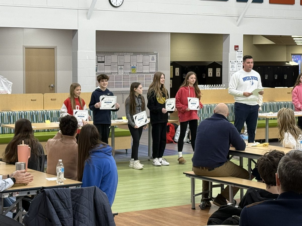 Great job by Mr. Hess this morning, recognizing our students#itsworthit