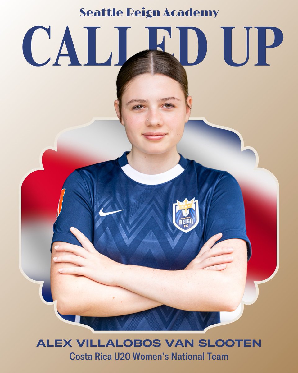 We are excited to announce that our very own Alex Villalobos Van Slooten has been invited into Costa Rica’s U20 Women’s National Team Camp!

We wish Alex the best of luck! 🇨🇷
 
#ReignSupreme | #BeBold