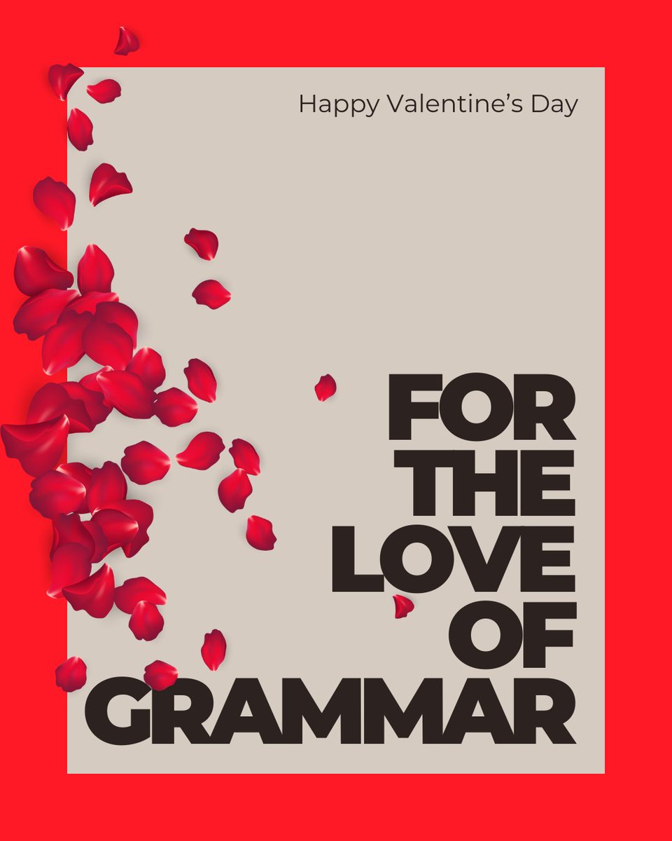 sun_catch's tweet photo. To all our fellow grammar lovers out there – Happy Valentine's Day!

#valentinesday #grammarlovers #grammar #catchthesun #copywriting #editing #proofreading #aroundtheworld #aroundtheclock https://t.co/DdrDotft1J